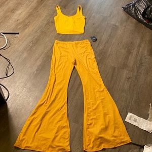Forever 21 Yellow 2 piece set